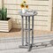 HDPE Round Outdoor Patio Bar Table with Stainless Steel Frame